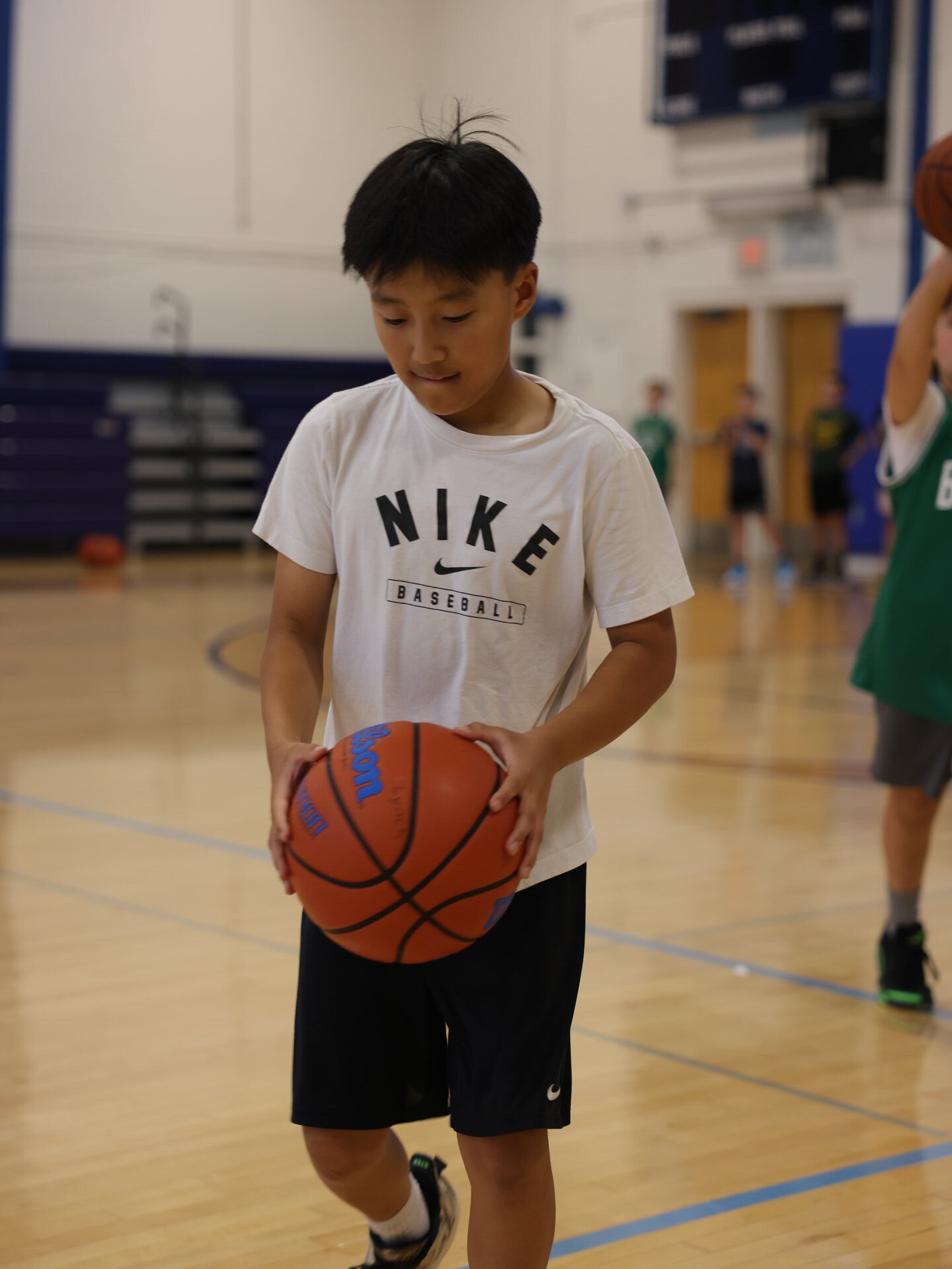 Young athletes at Boston Elite camp